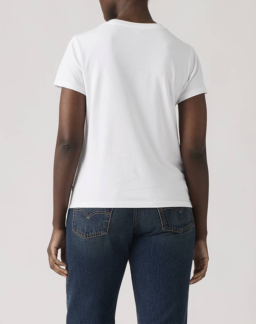 LEVIS 173693395 THE PERFECT TEE WHITES ΜΠΛΟΥΖΑΚΙ ΚΟΝΤΟΜΑΝΙΚΟ LEVI''S 17369-3395-3395 White