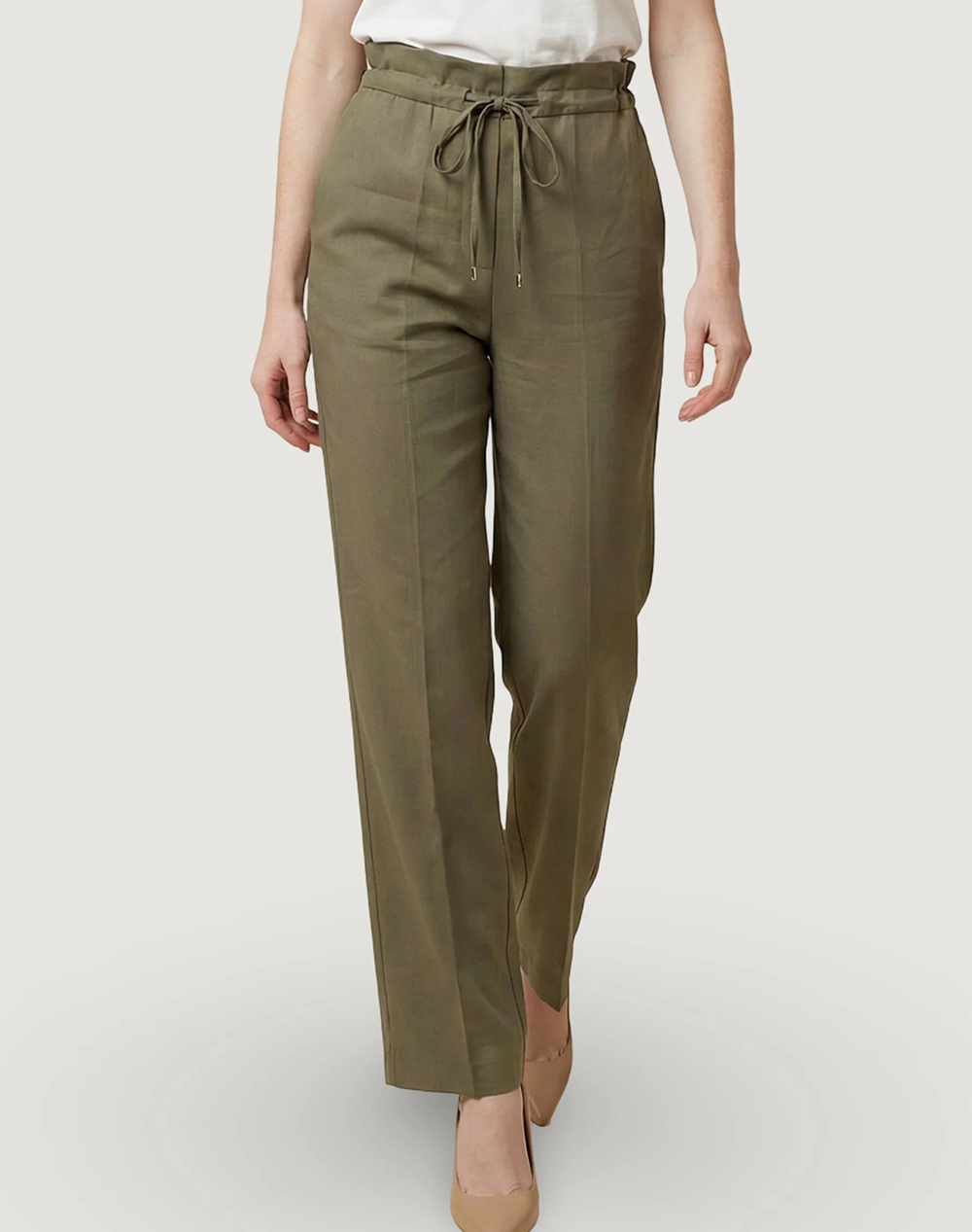 LIU JO WHITE_WA6C49_PANT.TS TPOTF LUNGO ΠΑΝΤΕΛΟΝΙ ΓΥΝΑΙΚΕΙΟ WA6299T414A-X0766 Olive