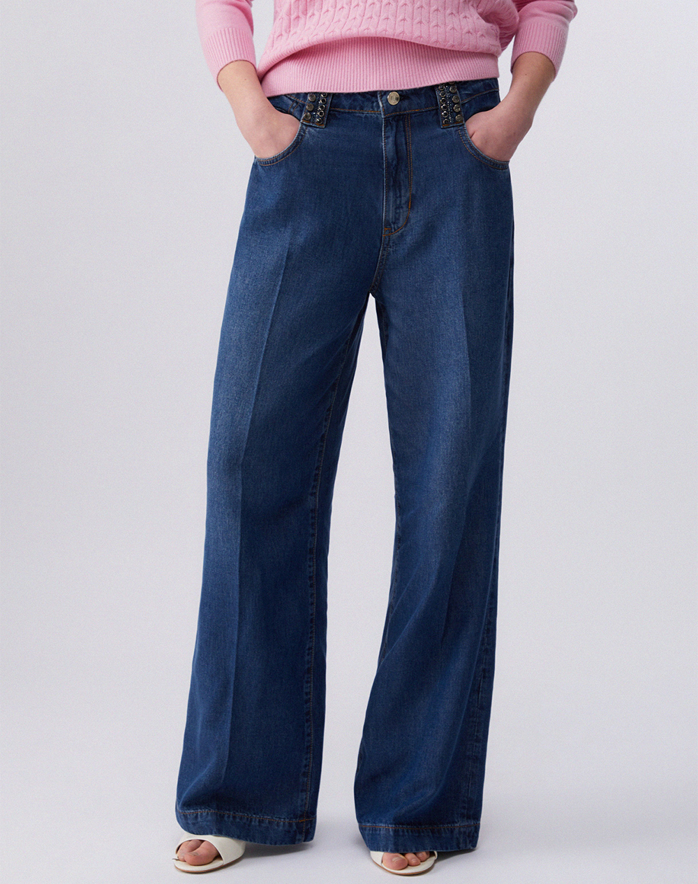 LIU JO DENIM_UA6D27_PANT.FLARE FANTASY H ΠΑΝΤΕΛΟΝΙ ΓΥΝΑΙΚΕΙΟ UA6201D0333-77682 DenimBlue