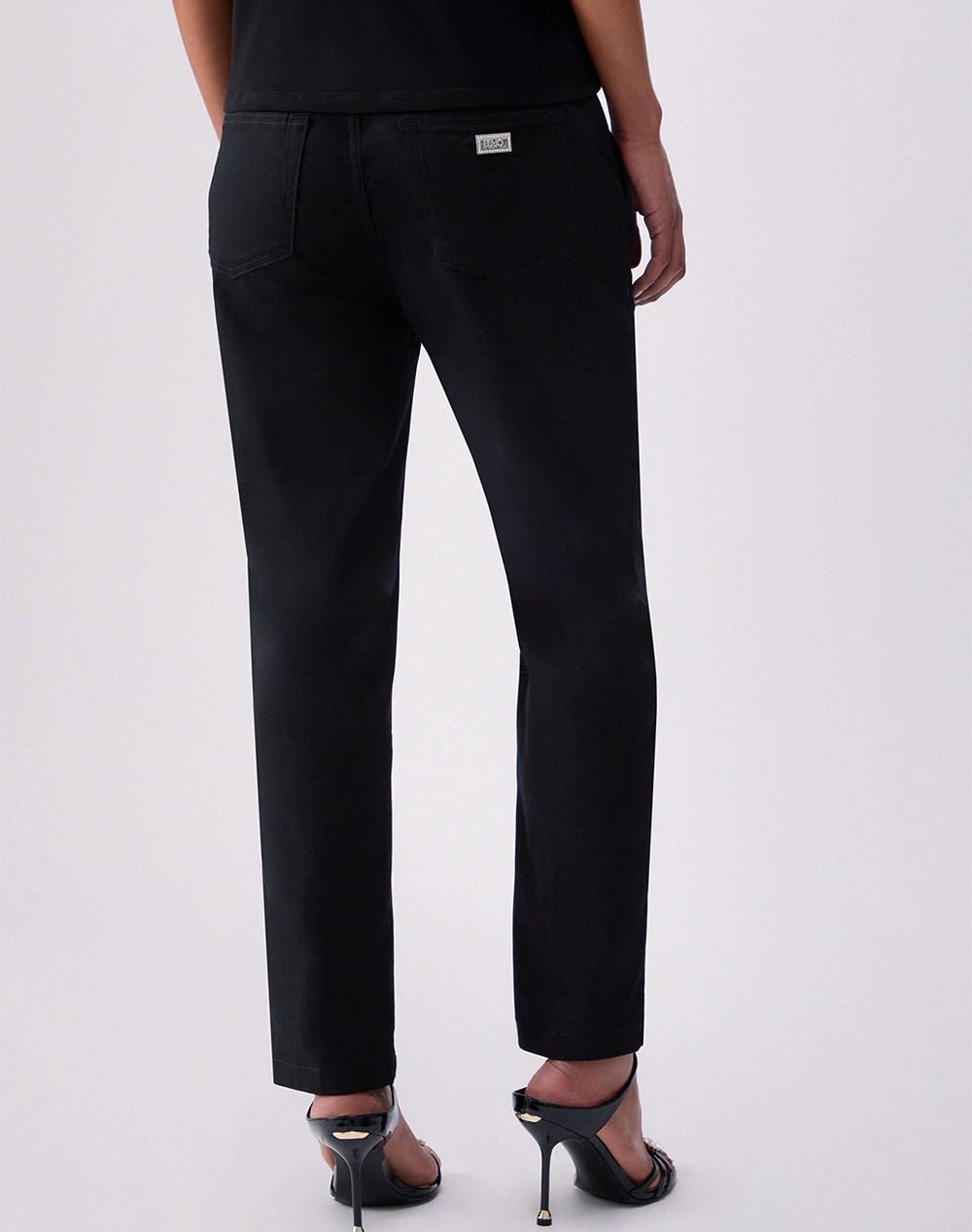 LIU JO LIU JO WHITE_WA6C79_PANT.CHINO CAPRI HW ΠΑΝΤΕΛΟΝΙ ΓΥΝΑΙΚΕΙΟ WA6510T7144-22222 Black - 2