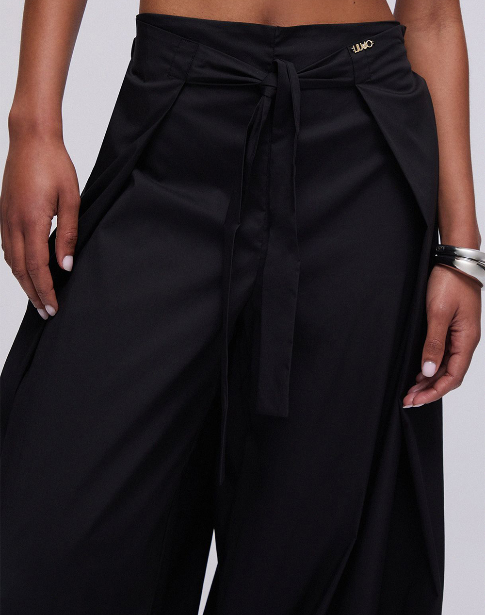 Liu Jo Beachwear Va6C05 Ecs Pant Lungo T Unita Παντελόνι Γυναικείο Va6144Ts330-22222 Black Γυναικεία ρούχα παντελόνια παντελόνι Φορμας Politikos Shop 