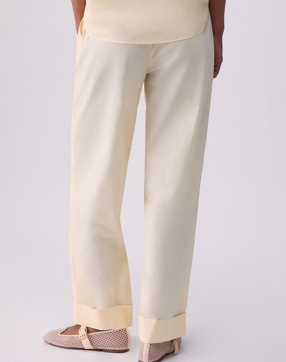 LIU JO LIU JO BLACK_CA6C54_ECS PANT. C/FIBBIA ΠΑΝΤΕΛΟΝΙ ΓΥΝΑΙΚΕΙΟ CA6249TS246-P9640 LightYellow - 2