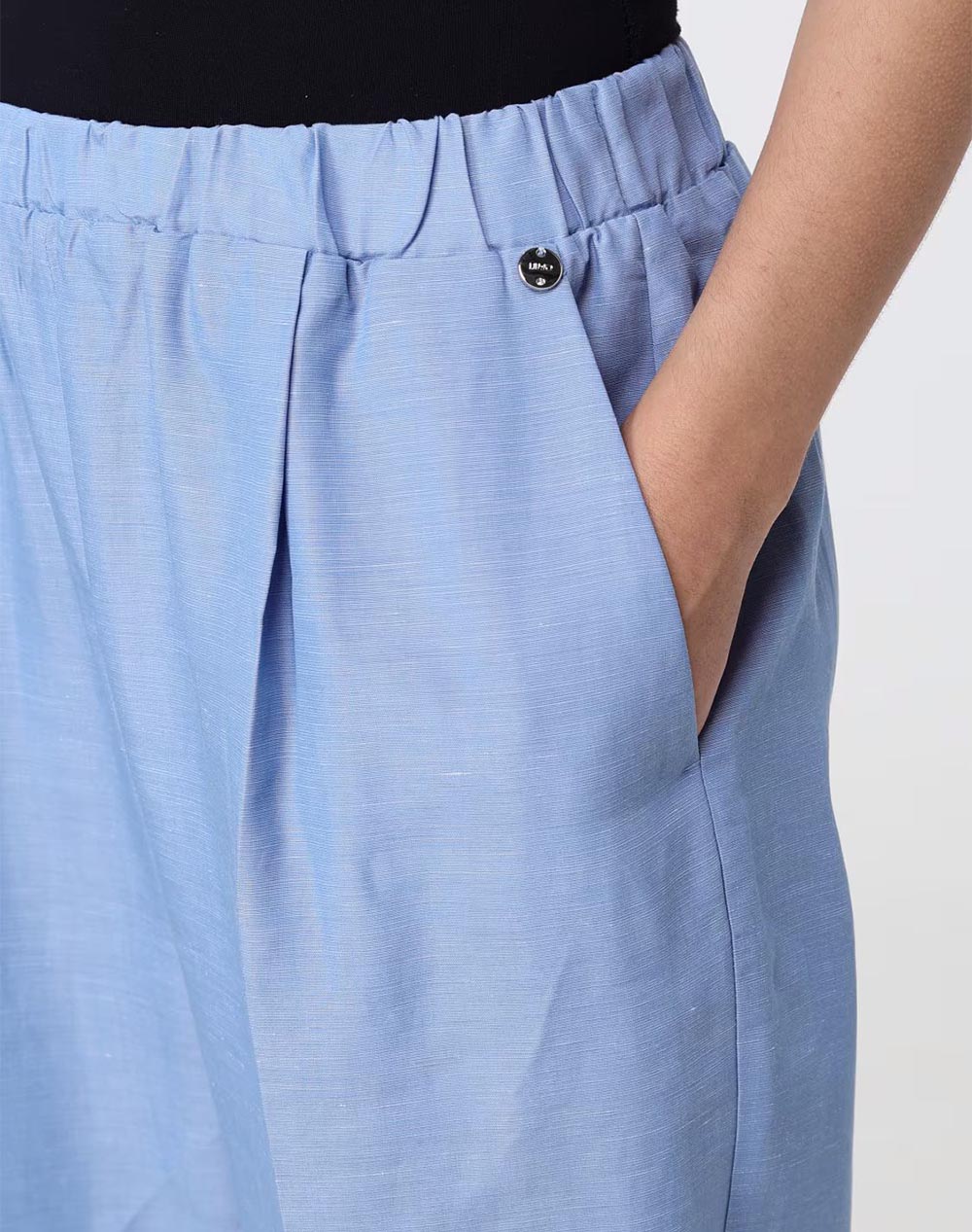 Liu Jo White Wa6C62 Pant Ts Tpotf Lungo Clear Sky Παντελόνι Γυναικείο Wa6427T48180131-X0131 Lightblue Γυναικεία ρούχα παντελόνια Υφασματινα Politikos 