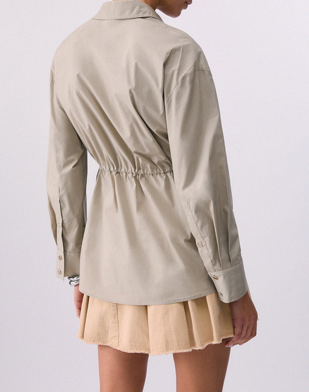 LIU JO LIU JO WHITE_WA6C53_CAMICIA TS M/L ALUMINUM ΠΟΥΚΑΜΙΣΟ ΓΥΝΑΙΚΕΙΟ WA6324T48531107-61107 Biege - 2