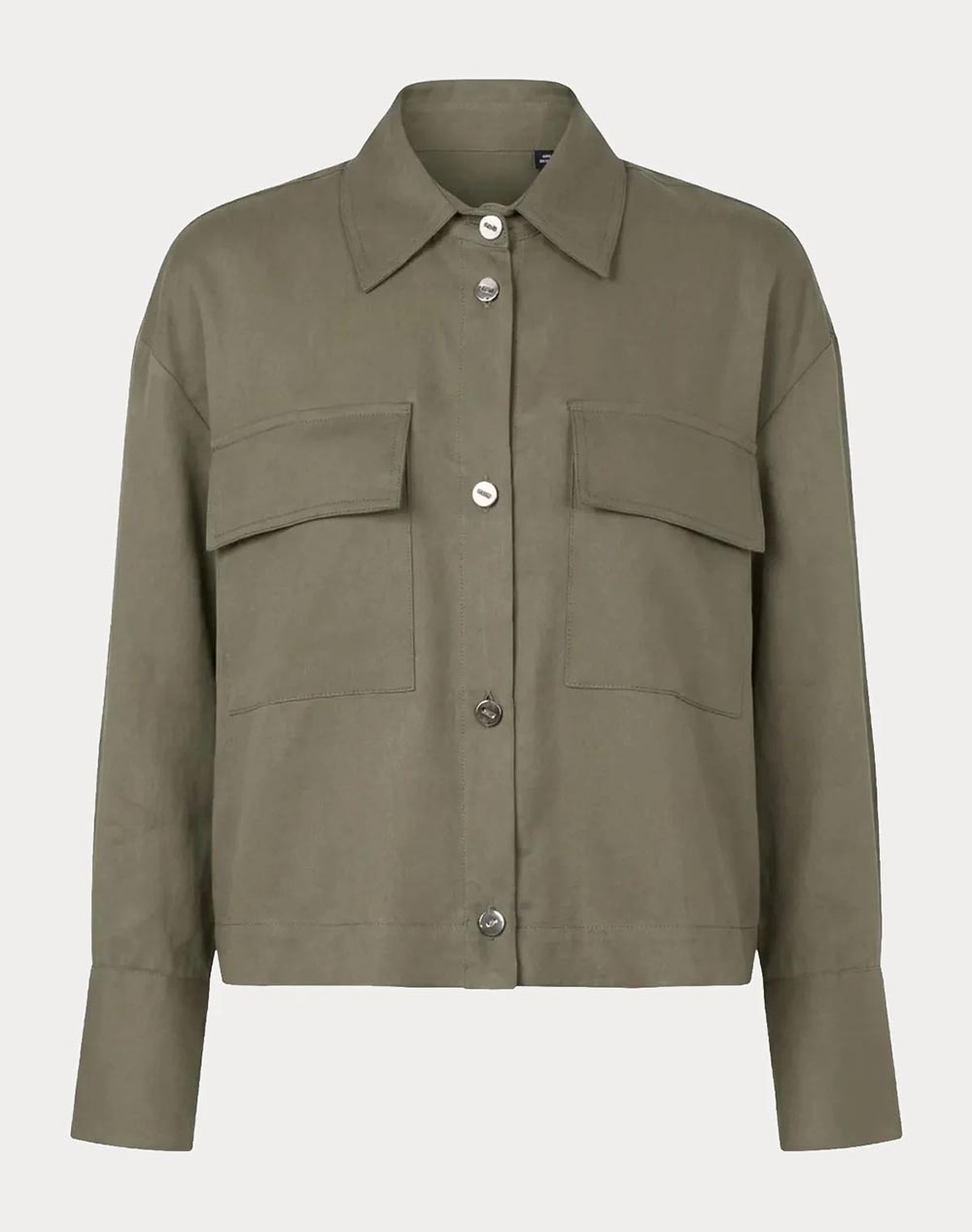 Liu Jo White Wa6C49 Camicia Ts M L Πουκαμισο Γυναικείο Wa6265T414A-X0766 Olive Γυναικεία ρούχα πουκάμισα Politikos Shop Πολιτικός