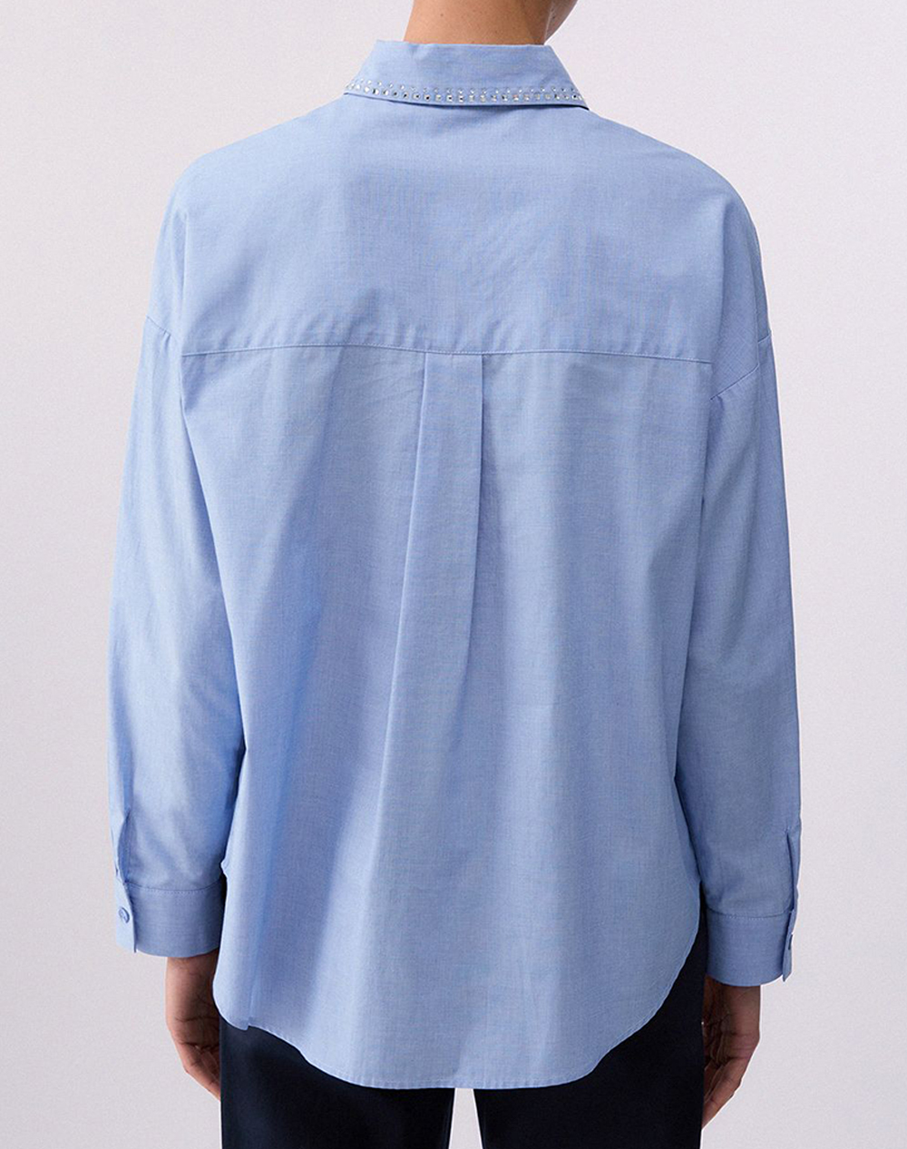 LIU JO LIU JO BLACK_CA6C30_CAMICIA RICAMATA ΠΟΥΚΑΜΙΣΟ ΓΥΝΑΙΚΕΙΟ CA6168T520A-P9653 LightBlue - 2