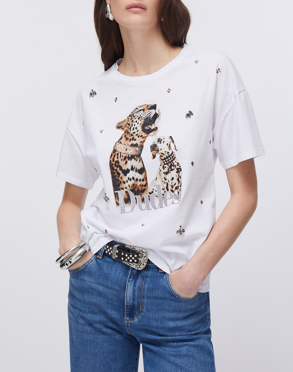 LIU JO WHITE_WA6J06_T-SHIRT MODA M/C ΜΠΛΟΥΖΑ ΓΥΝΑΙΚΕΙΟ WA6331JS904-P9272 White
