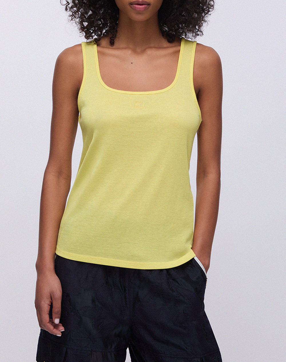 LIU JO SPORT_TA6J13_T-SHIRT MODA S/M ΜΠΛΟΥΖΑ ΓΥΝΑΙΚΕΙΟ TA6173J3845-20740 Yellow
