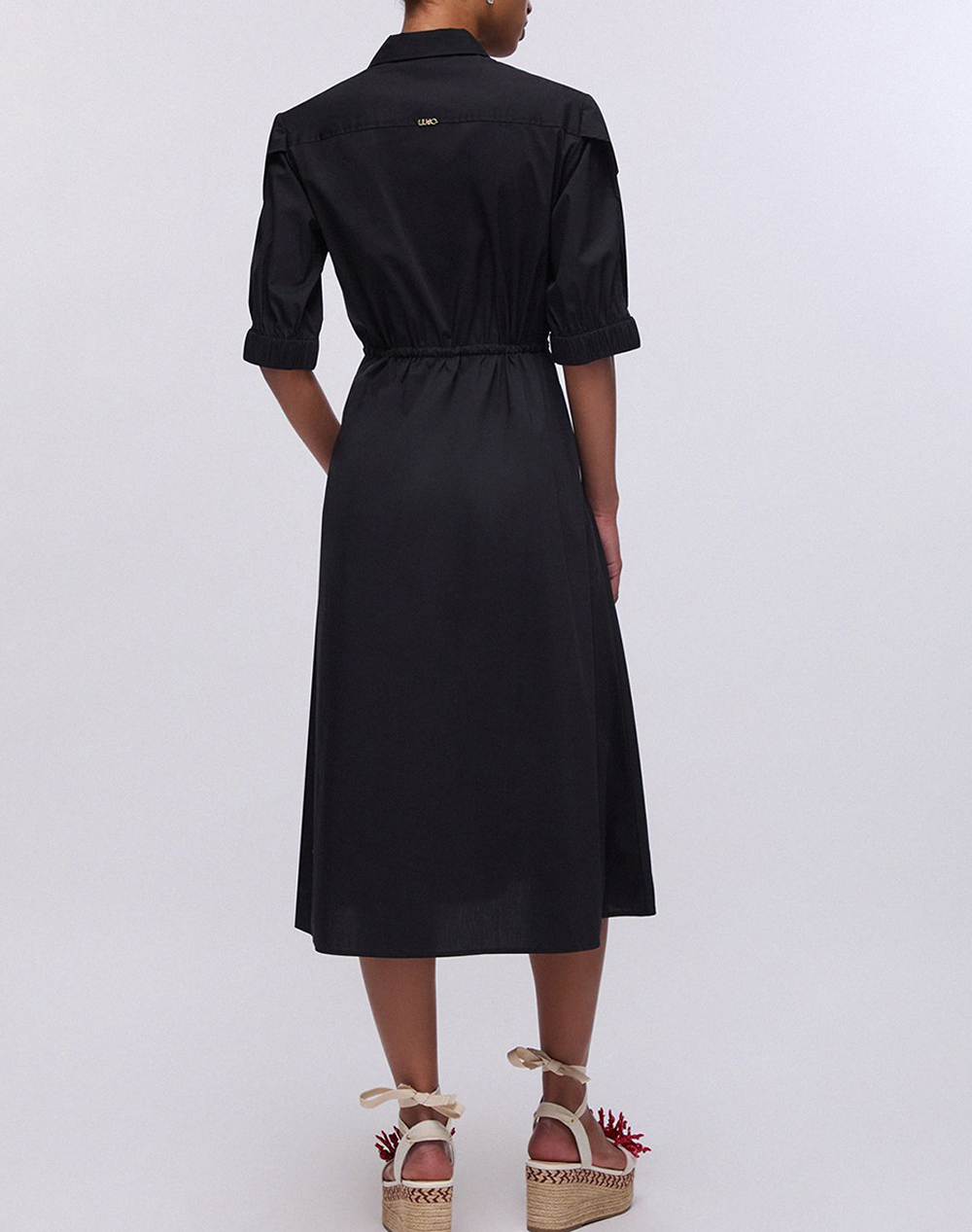LIU JO BEACHWEAR_VA6C05_ECS ABITO TS.NAV T.UNITA ΦΟΡΕΜΑ ΓΥΝΑΙΚΕΙΟ VA6117TS330-22222 Black
