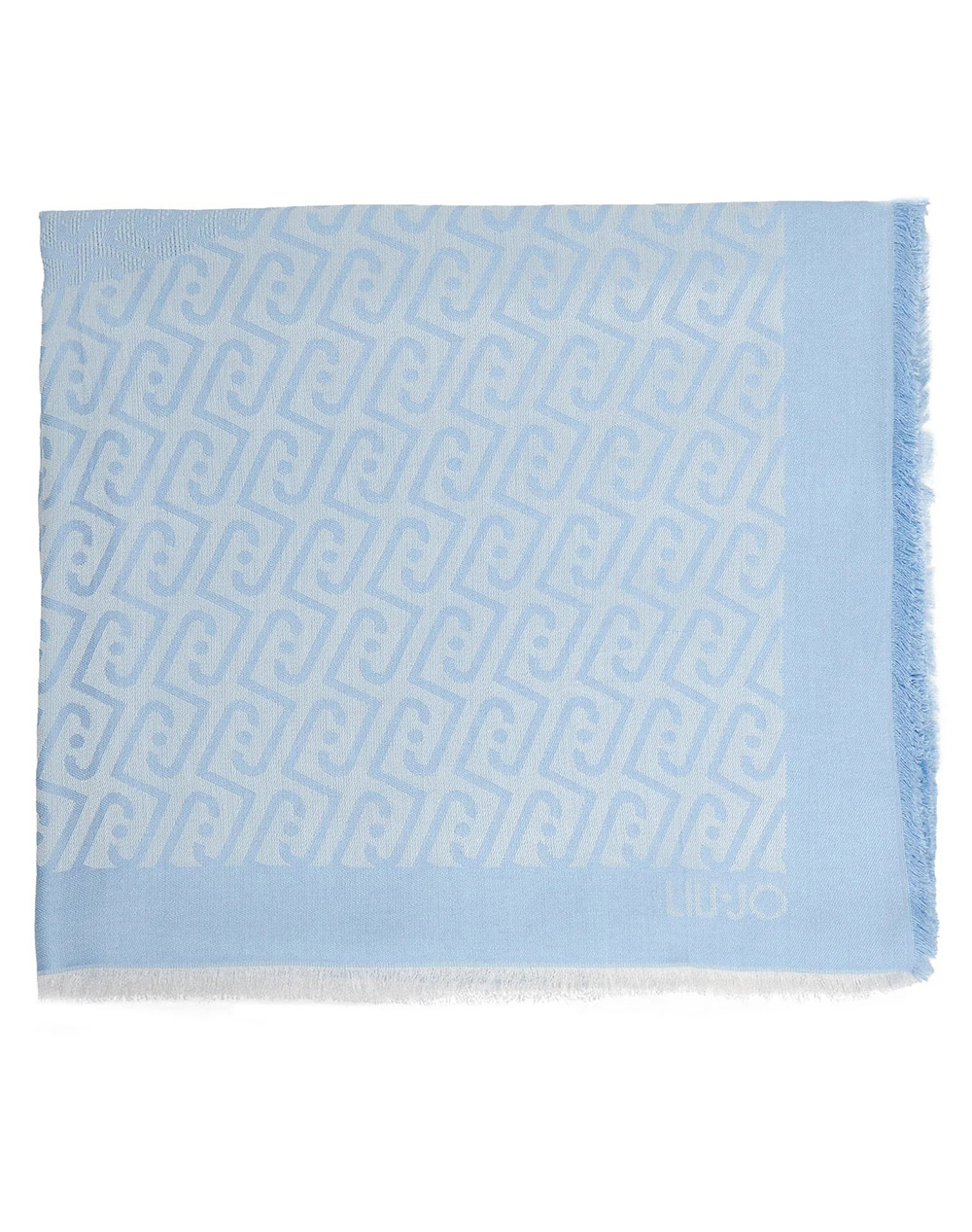 LIU JO SOFT AC_2A6A01_MIN OF 2 STOLA NEW LOGO CHAIN JACQ ΚΑΣΚΟΛ ΓΥΝΑΙΚΕΙΟ 2A6001T0300-44115 LightBlue φωτογραφία
