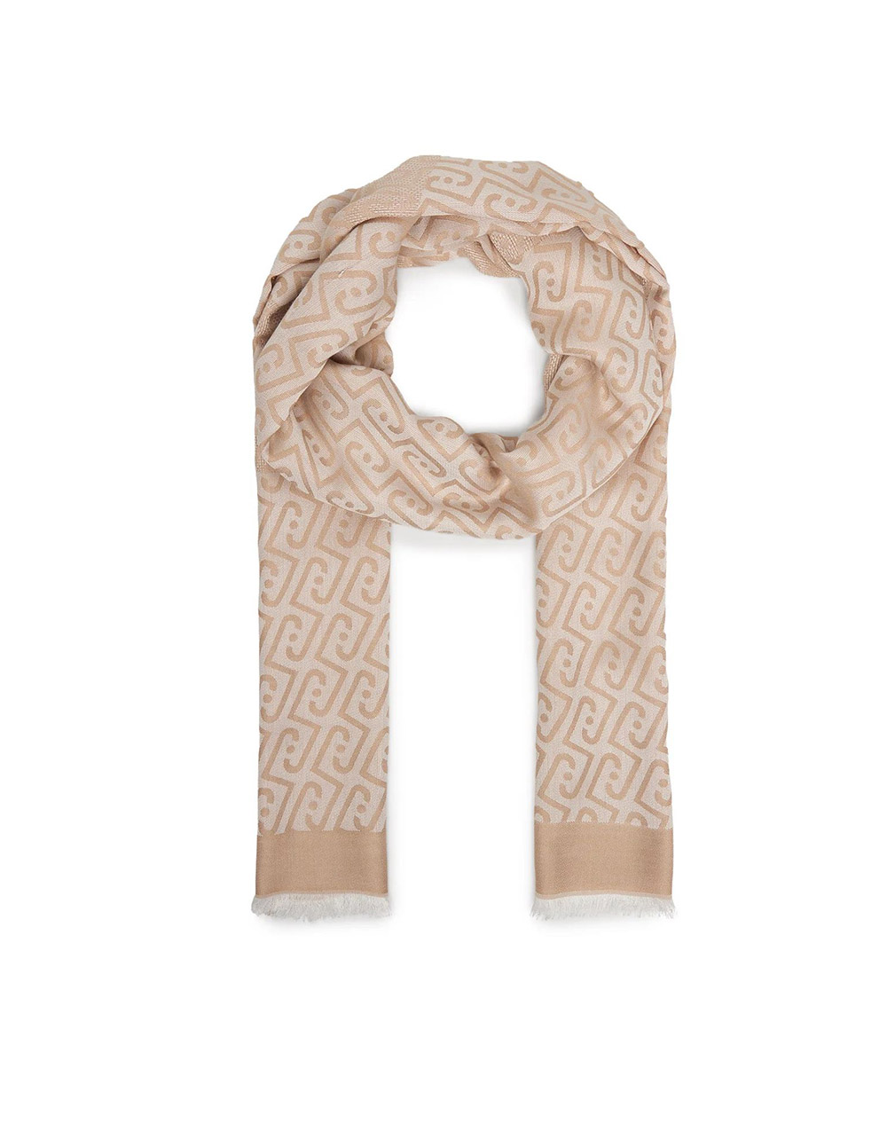 LIU JO SOFT AC_2A6A01_MIN OF 2 STOLA NEW LOGO CHAIN JACQ ΚΑΣΚΟΛ ΓΥΝΑΙΚΕΙΟ 2A6001T0300-00133 SandyBrown