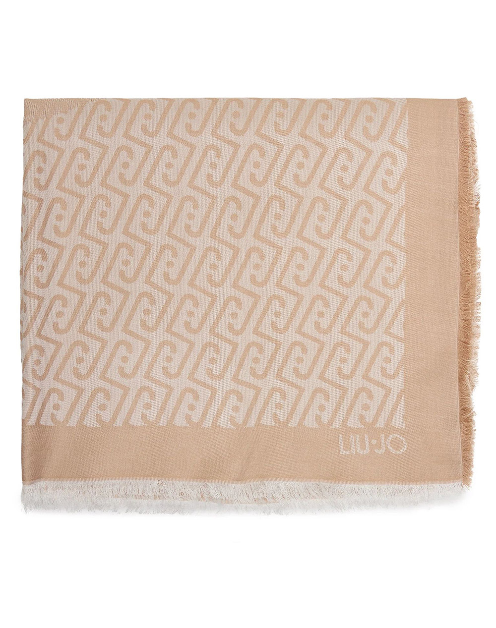 LIU JO SOFT AC_2A6A01_MIN OF 2 STOLA NEW LOGO CHAIN JACQ ΚΑΣΚΟΛ ΓΥΝΑΙΚΕΙΟ 2A6001T0300-00133 SandyBrown φωτογραφία