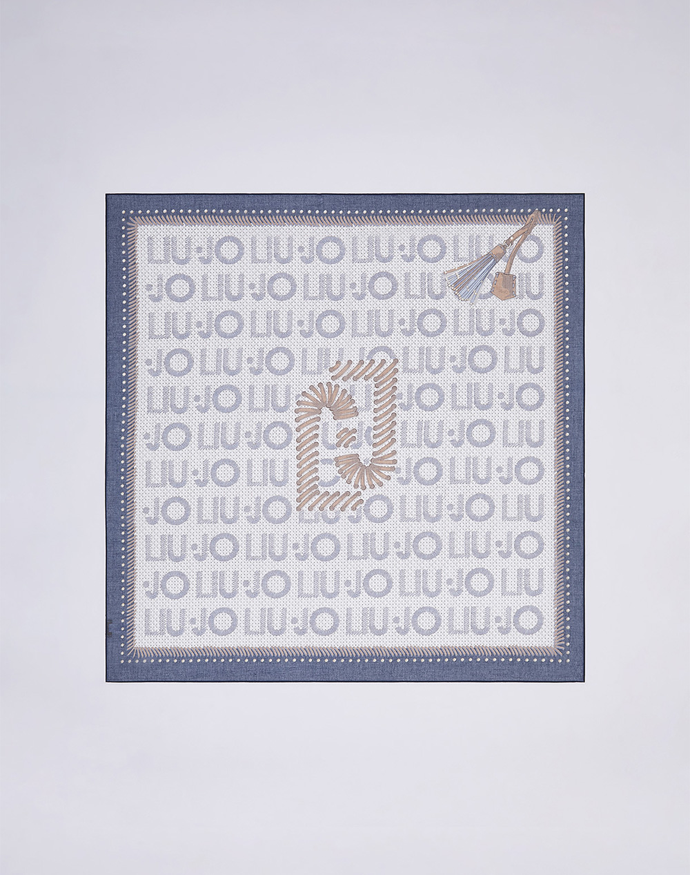 LIU JO SOFT AC_2A6A37_MIN OF 2 ECS FOULARD WEAVE CANVAS 120X ΚΑΣΚΟΛ ΓΥΝΑΙΚΕΙΟ 2A6037T2745-94111 SkyBlue φωτογραφία