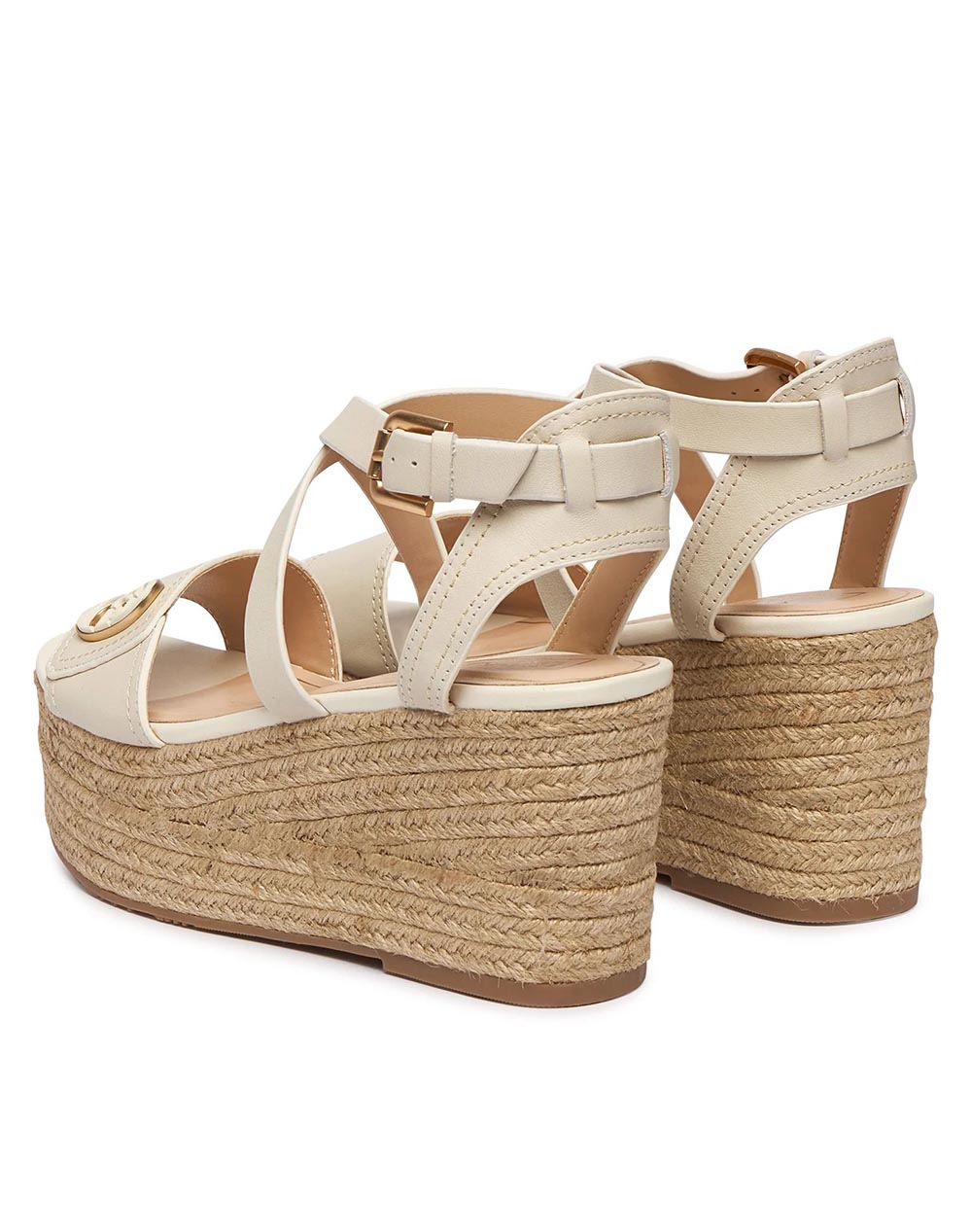 Liu Jo Dress 2 Bali 01 - Sandal Calf Παπουτσι Γυναικείο Sa6083P0102-S1400 Cream Γυναικεία παπούτσια Εσπαντριγιες Σανδαλια Politikos Shop Πολιτικός