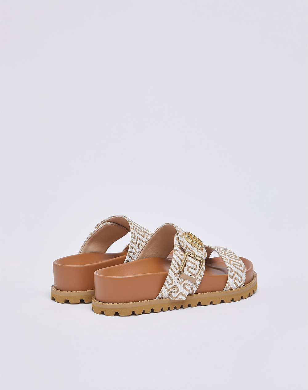Liu Jo Dress 2 Livia 02 - Sandal Monogram Jacquard Παπουτσι Γυναικείο Sa6109Tx439-S4054 Mixed Γυναικεία παπούτσια Εσπαντριγιες Σανδαλια Politikos Shop