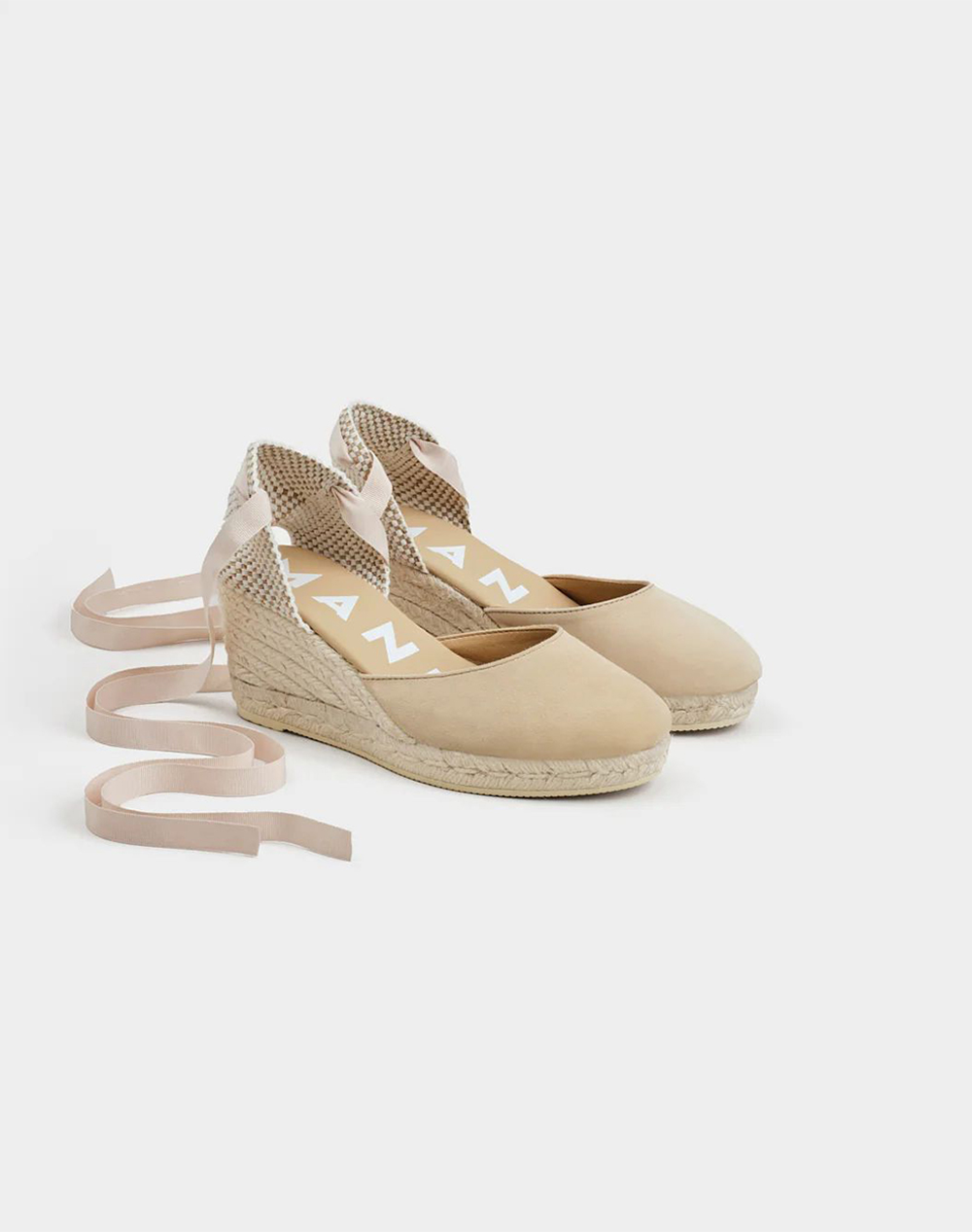 MANEBI M 1.1 WL, HAMPTONS LOW WEDGE ESPADRILLES, M 1.1 WL-M 1.1 Biege φωτογραφία