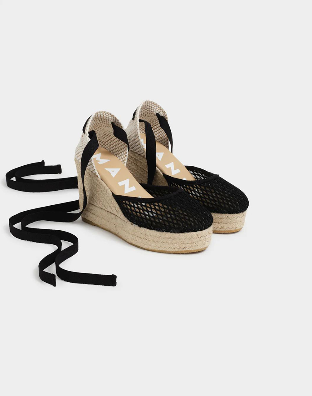 MANEBI X 5.5 WV, WEDGE ESPADRILLES X 5.5 WV-X 5.5 Black φωτογραφία