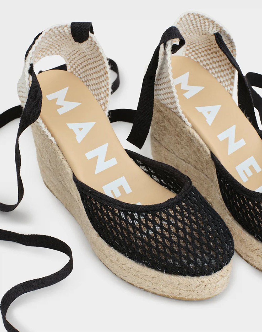 MANEBI X 5.5 WV, WEDGE ESPADRILLES X 5.5 WV-X 5.5 Black φωτογραφία