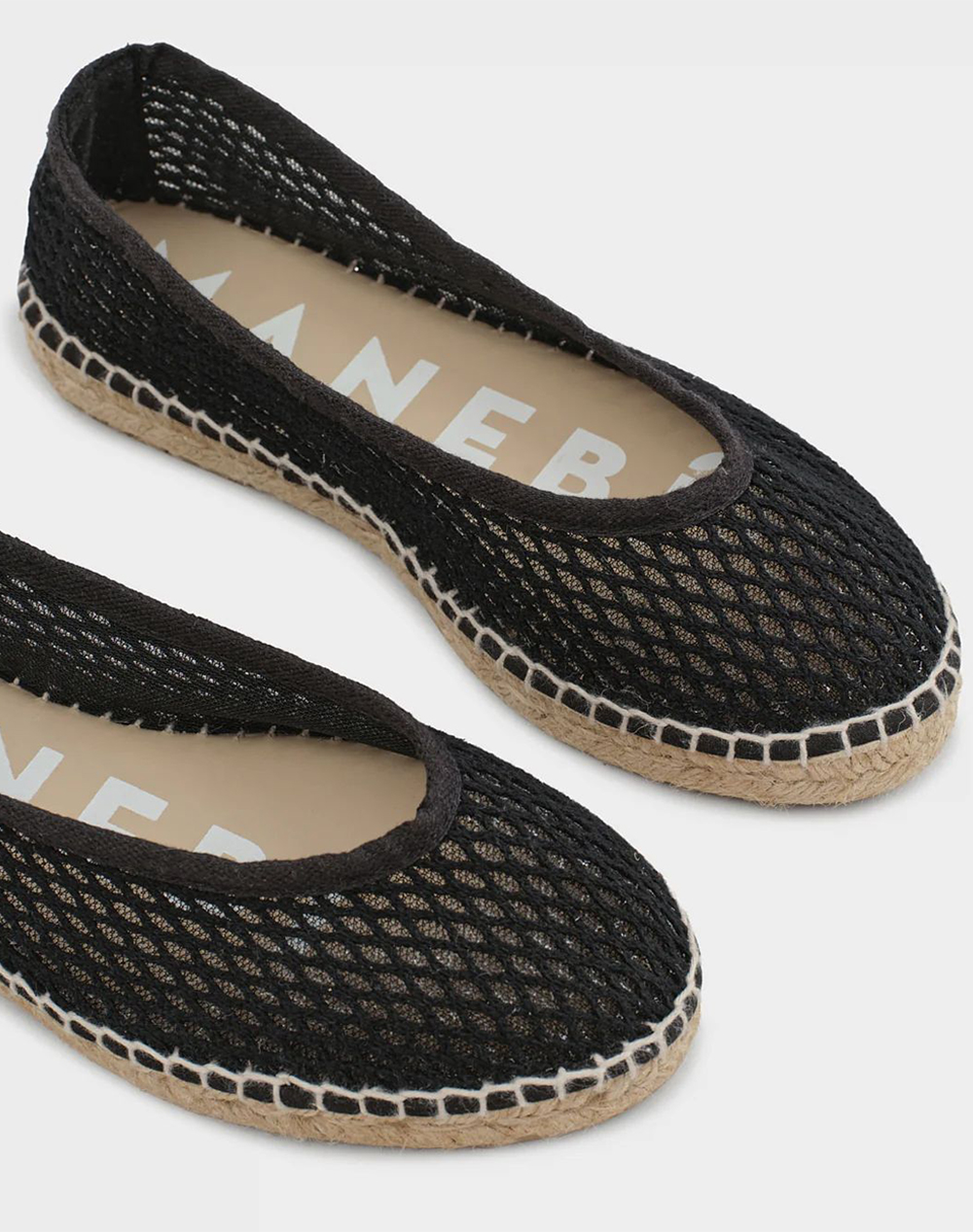 MANEBI X 5.5 BK, BALLET VALENCIANA ESPADRILLES X 5.5 BK-X 5.5 Black φωτογραφία