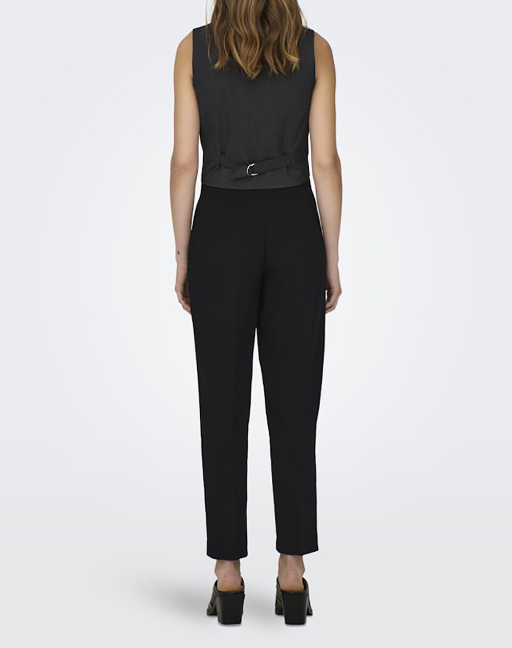 ONLY ONLY ONLRAVEN LIFE HW PANT TLR 15298565-BLACK Black - 2