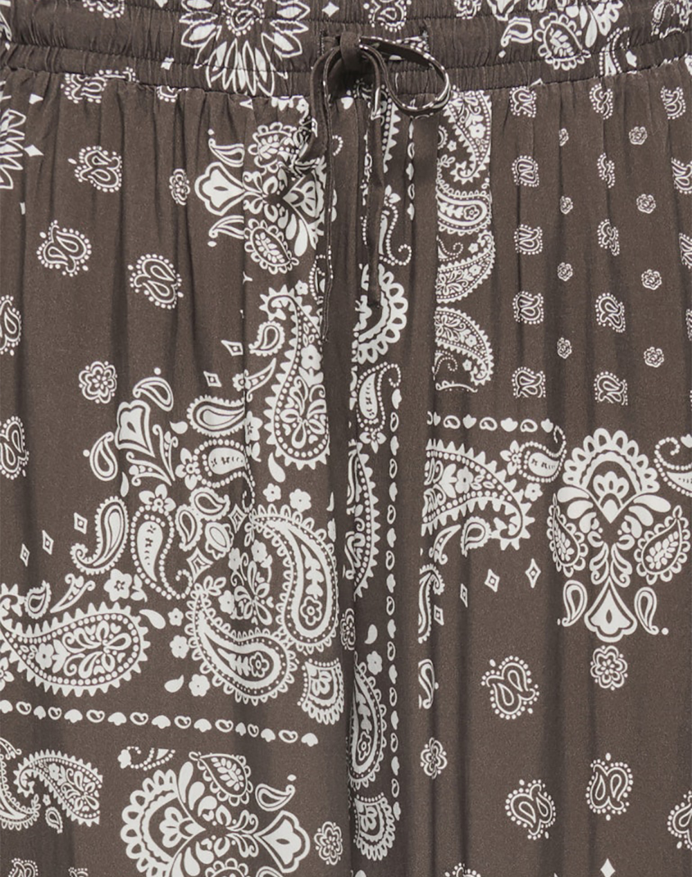 ONLY ONLKAVI AMBELPULL UP WIDE PANTS WVN 15373641-Chocolate MartiniBrownbandana Chocolate φωτογραφία