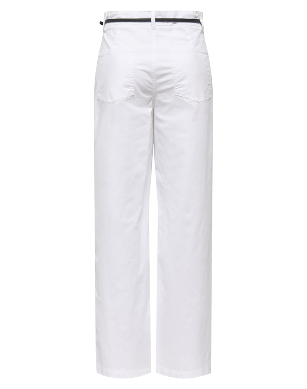 ONLY ONLY ONLLIANA HW BELT WIDE PANT PNT 15367359-BRIGHT WHITE White - 2