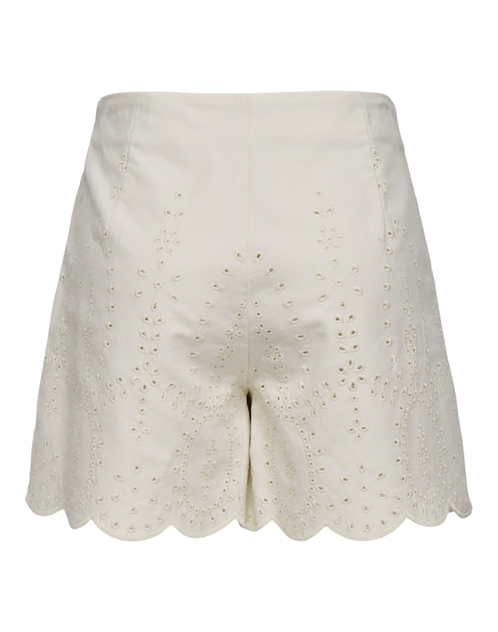 ONLY ONLY ONLELSA CROCHET SHORTS OTW 15363808-Cloud Dancer OffWhite - 2