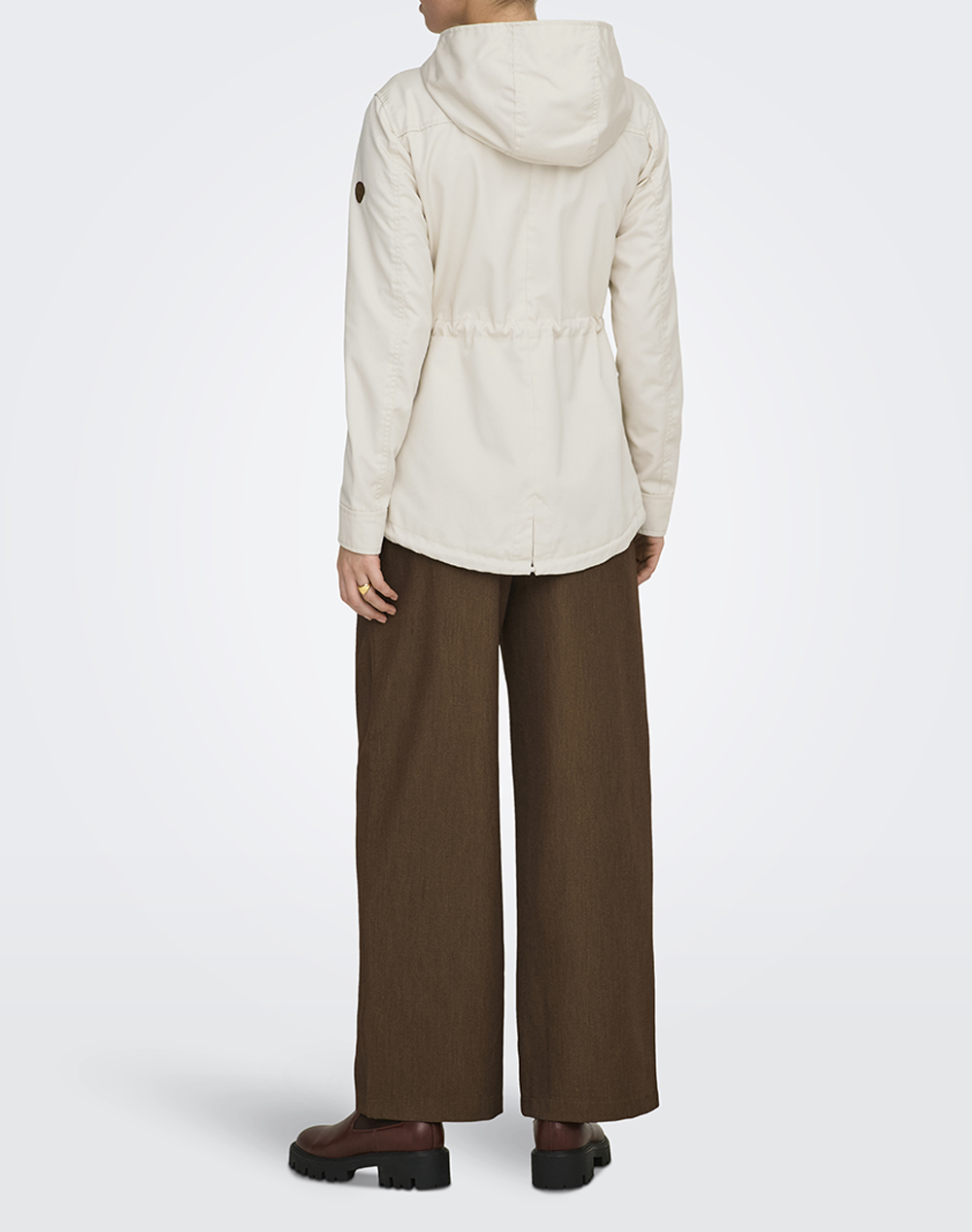 ONLY ONLY ONLLORCA LIFE CANVAS PARKA CC OTW 15319876-Moonbeam Cream - 2