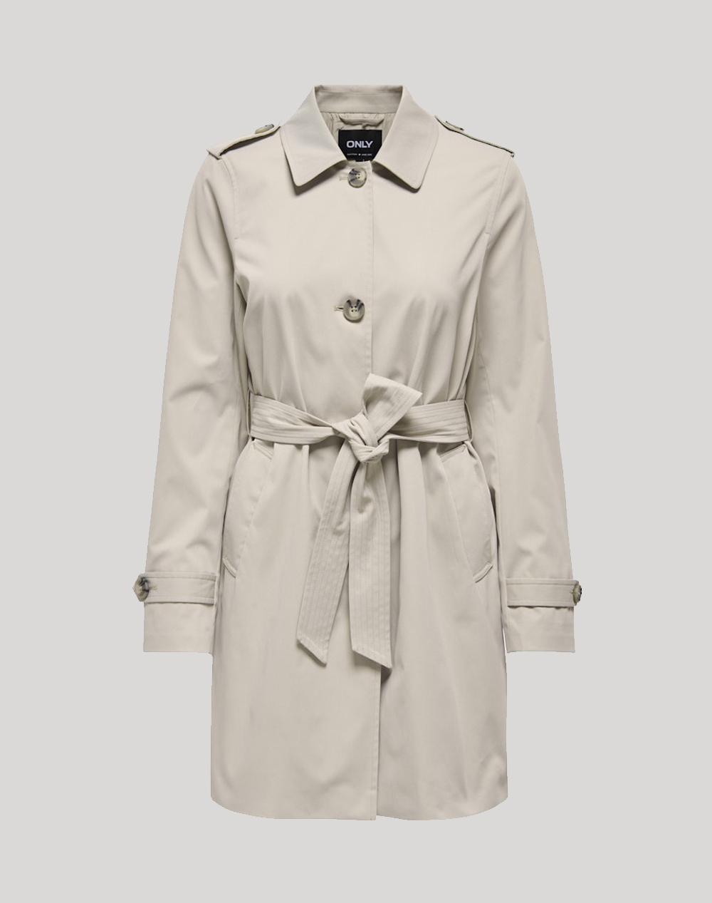 ONLY ONLDISA LIFE SB TRENCHCOAT CC OTW 15369028-Island Fossil Biege φωτογραφία