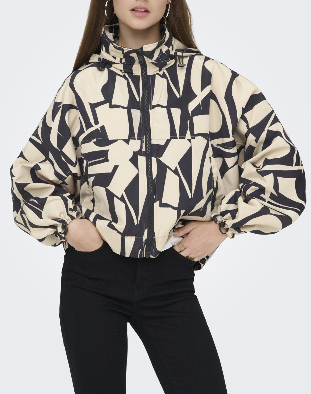 ONLY ONLBETTY BATSLEEVE LIFE AOP JACKET OTW 15281509-NomadCITYGRAPHIC Multi