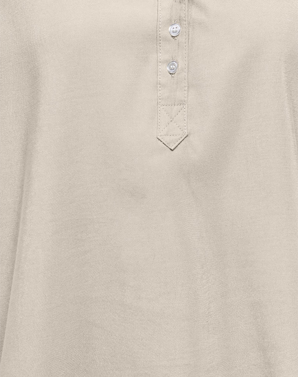 Only Onlaris Life Cap Sleeve Shirt Wvn Cc 15364279-Pumice Stone Biege Γυναικεία ρούχα μπλούζες Polo Politikos Shop Πολιτικός