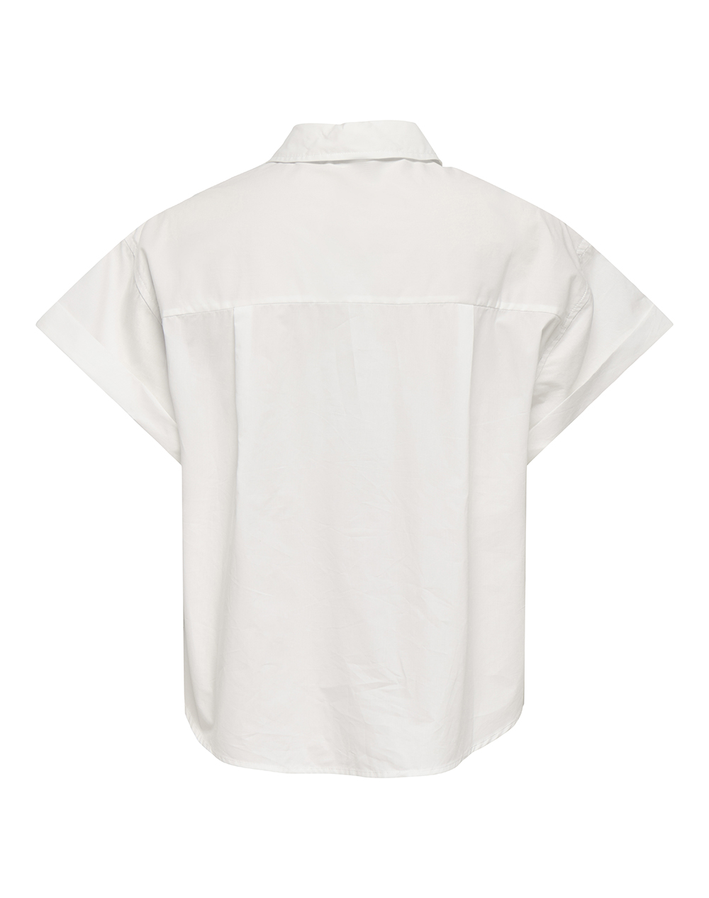 ONLY ONLY ONLKERI S/S FOLD SHIRT WVN 15369556-BRIGHT WHITE White - 2