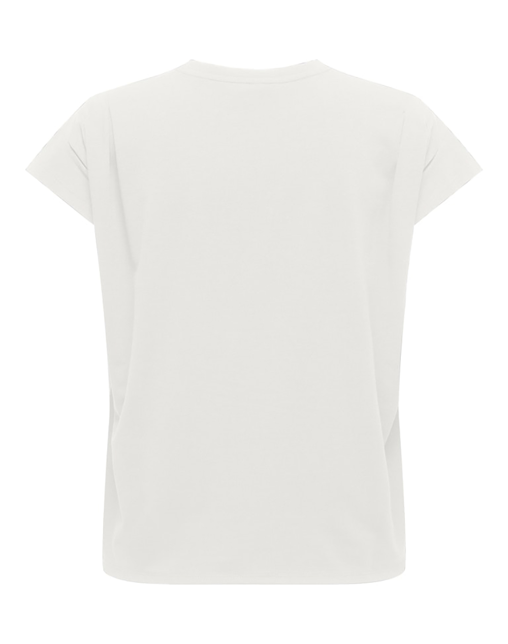 ONLY ONLY ONLELENA S/S O-NECK TOP JRS 15368453-Cloud Dancer OffWhite - 2