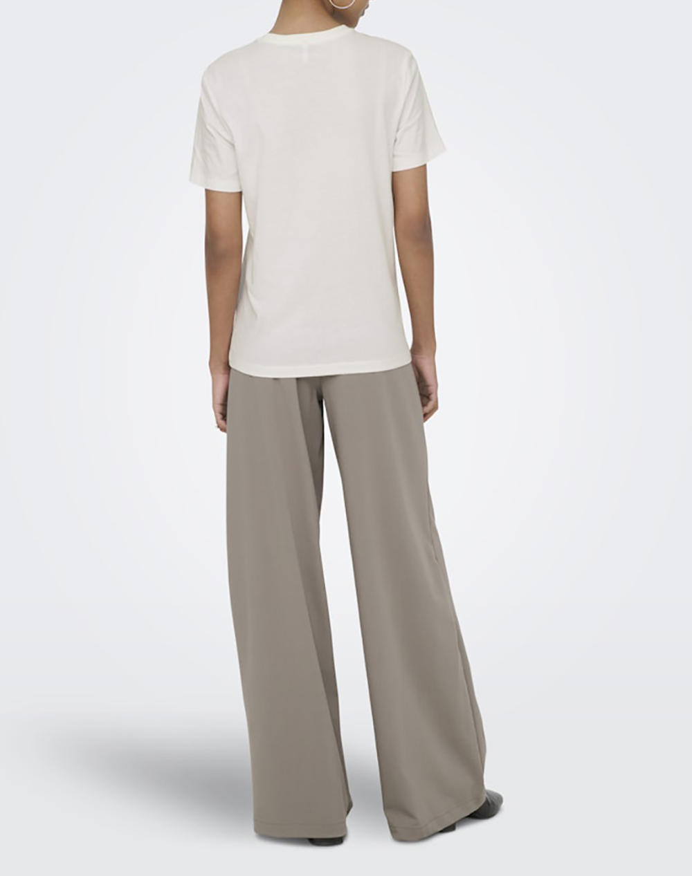 ONLY ONLY ONLMILENA S/S T-SHIRT BOX SUD JRS 15368653-Cloud DancerDolcevitaantiquemoss OffWhite - 2