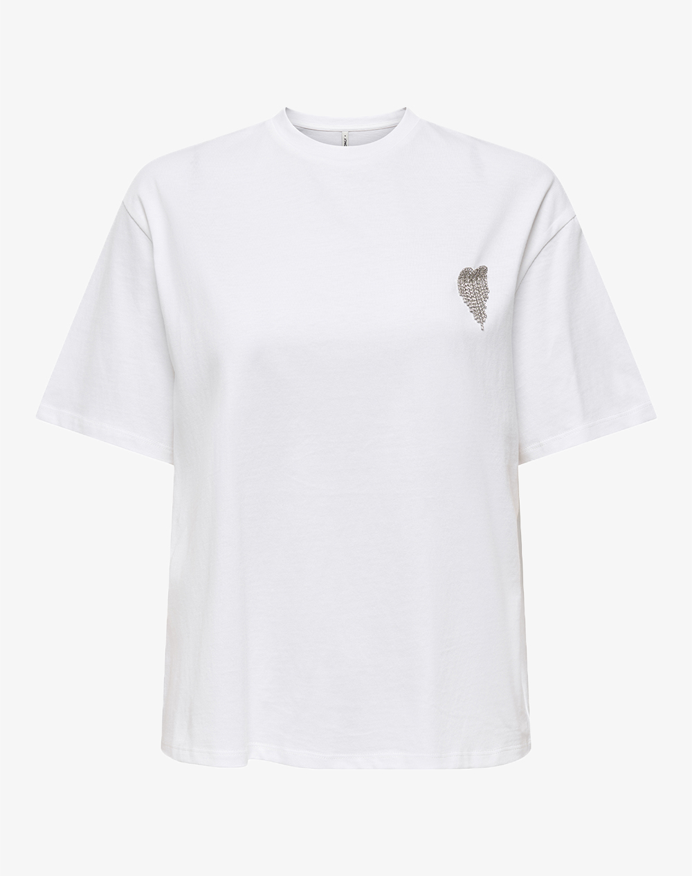 ONLY ONLVITA S/S TEE BOX JRS 15343769-Bright WhiteTasselstoneheartchest White
