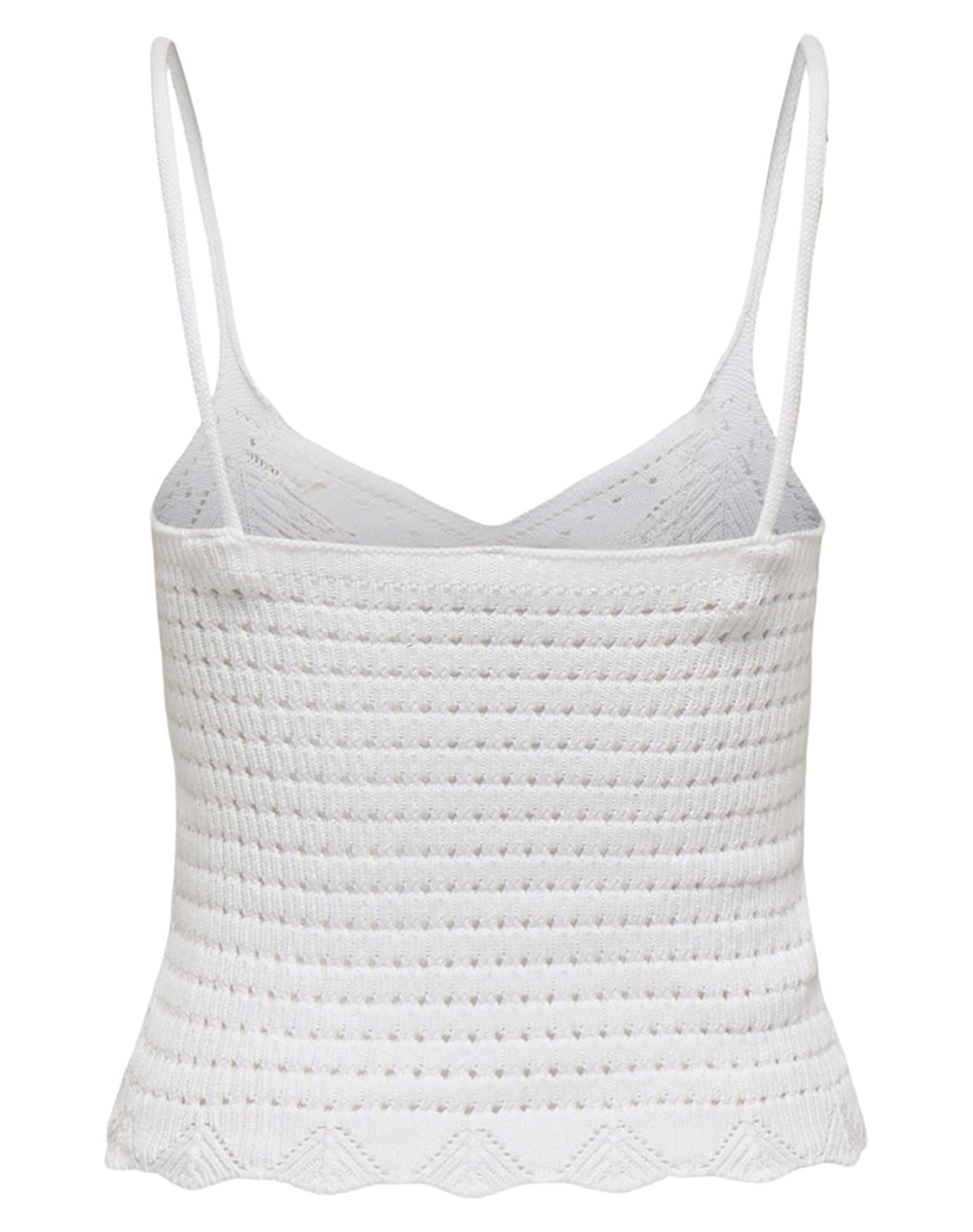 ONLY ONLY ONLLISON SL TOP KNT 15369248-BRIGHT WHITE White - 2