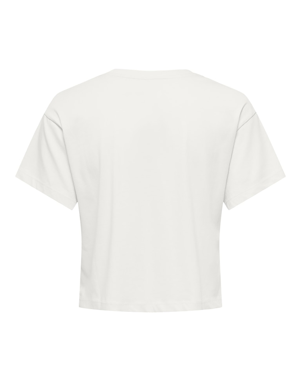 ONLY ONLY ONLBRIANNA S/S O-NECK TOP BOX JRS 15371982-Cloud DancerWild orchid heart White - 2