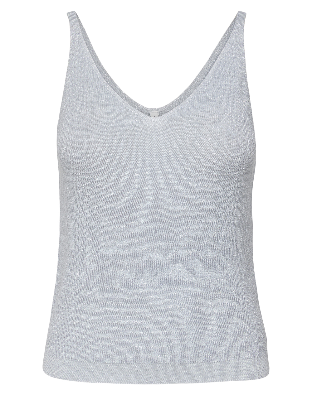 ONLY ONLSHINA SL GLITTER TOP KNT 15322379-Ballad BlueDetail:Silver Glitter LightBlue