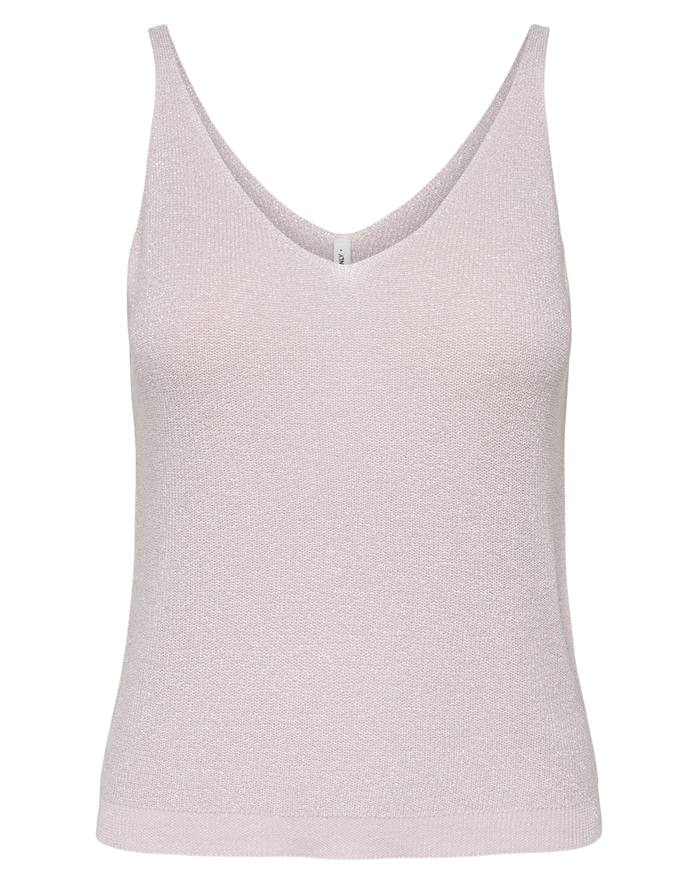 ONLY ONLSHINA SL GLITTER TOP KNT 15322379-Pale LilacDetail:Silver Glitter Lilac