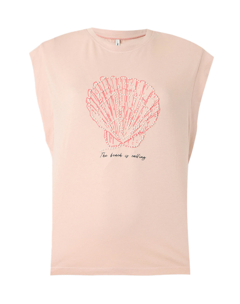 ONLY ONLSHELINA S/S TOP BOX JRS 15374720-Sepia RoseBigmussel LightPink