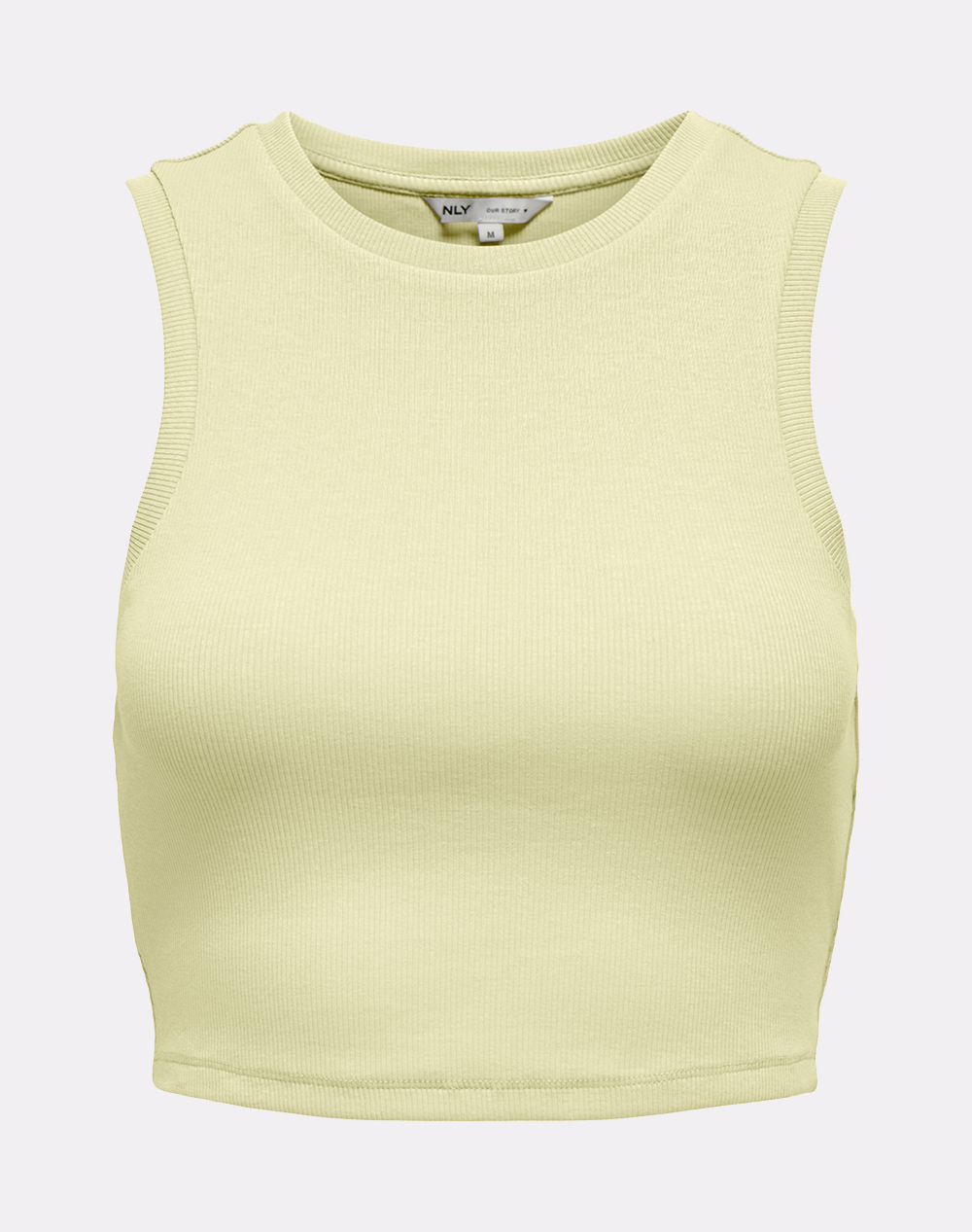 ONLY ONLVILMA S/L CROPPED TANK TOP JRS NOOS 15282771-Double Cream Cream