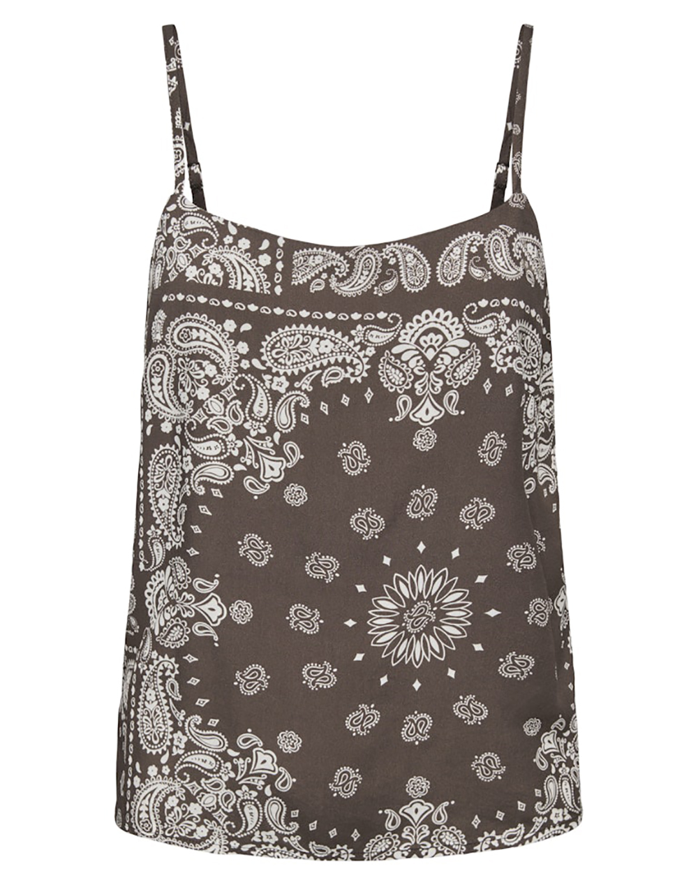 Only Onlramse Ambel Strap Band Top Wvn 15373640-Chocolate Martinibrownbandana Chocolate Γυναικεία ρούχα μπλούζες Τοπ Κορμακια Politikos Shop Πολιτικός