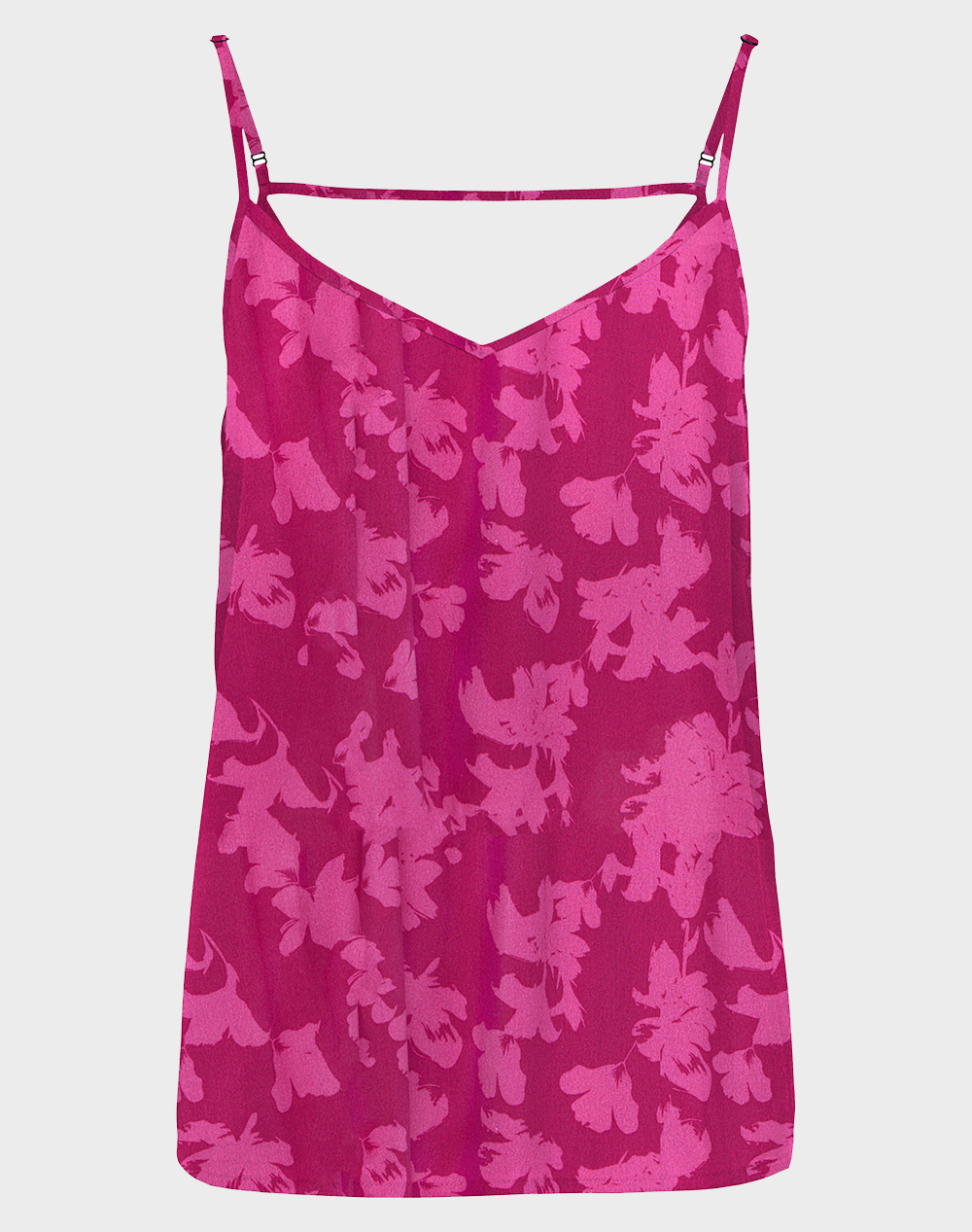 ONLY ONLNOVA LIFE VIS PARIS SINGLET WVN 15222159-Sangria730 Summer jacquard Magenta