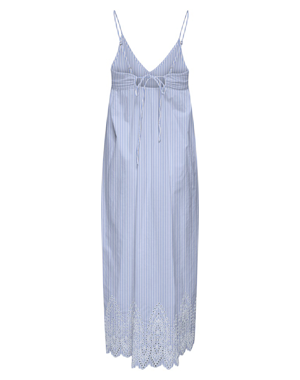 ONLY ONLY ONLTULUM EMB LONG STRAP DRESS WVN 15369128-SerenityBRIGHT WHITE LightBlue - 2