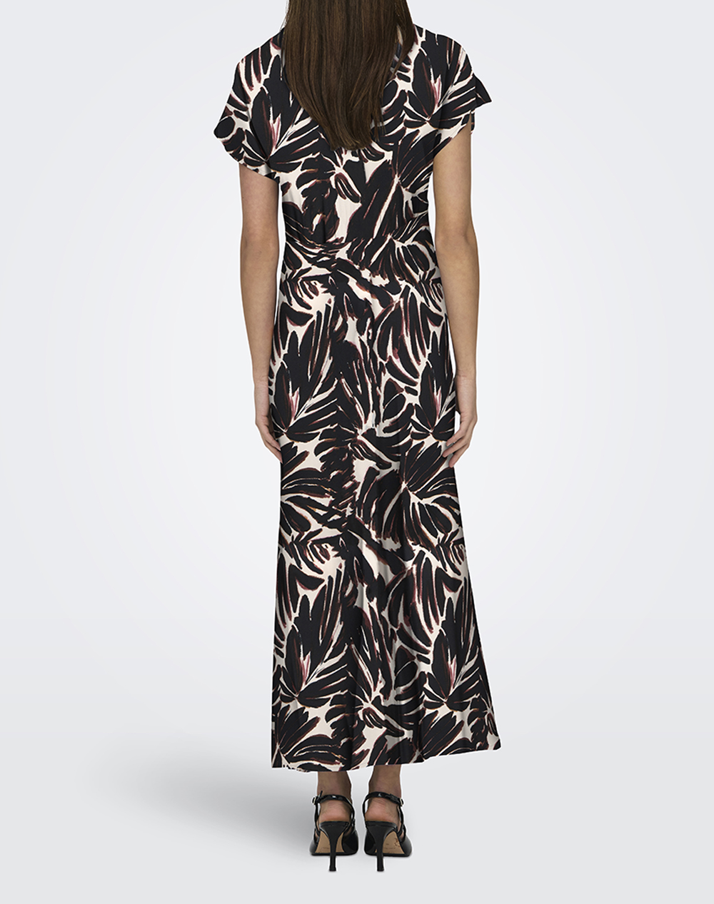 ONLY ONLY ONLNOVA LIFE VIS MOLLIE LONG DRESS WVN 15317842-Black719 Monstera Multi - 2