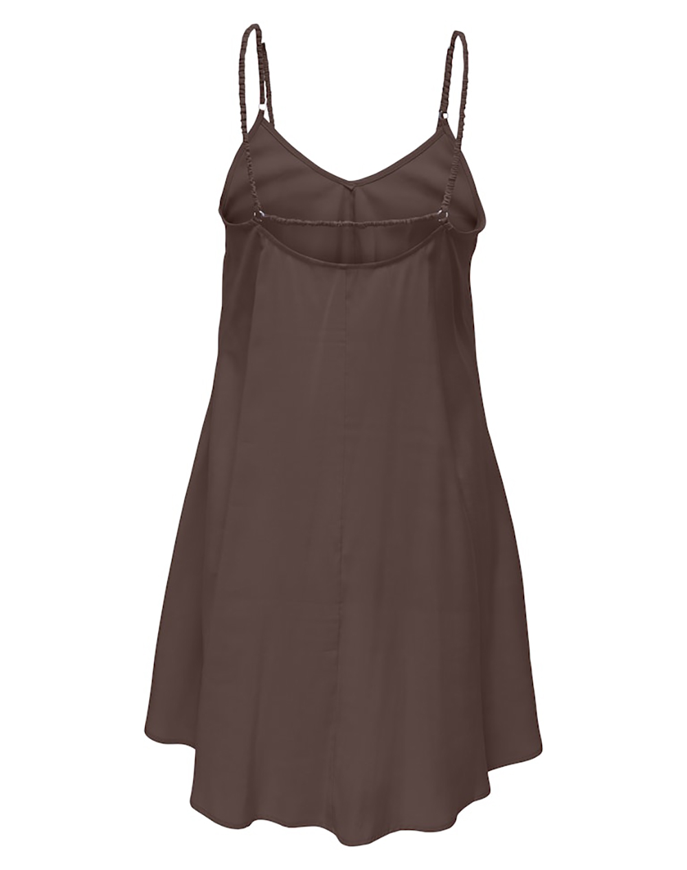 ONLY ONLY ONLMADELI OAKLYN STRAP SHORT DRESS WVN 15371753-Shopping Bag Chocolate - 2