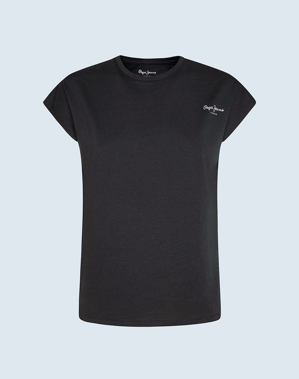 Pepe Jeans Essentials Bloom Μπλούζα Γυναικείο Pl504821-999 Black Γυναικεία ρούχα μπλούζες Τ-Shirt Politikos Shop Πολιτικός