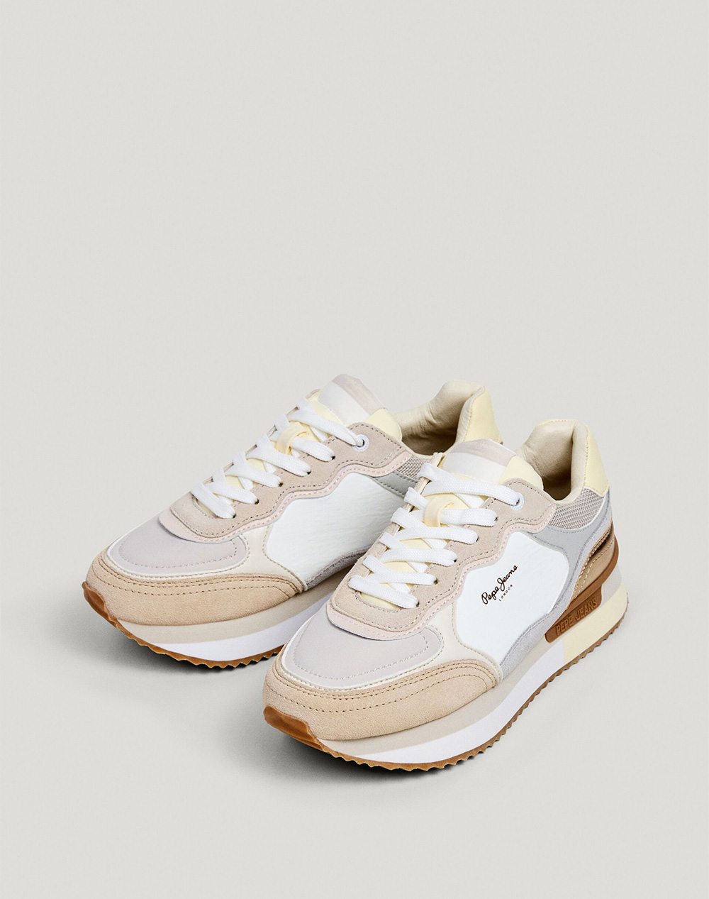 PEPE JEANS DROP 1 RUSPER RACER W ΠΑΠΟΥΤΣΙ ΓΥΝΑΙΚΕΙΟ PLS600041-817 OffWhite