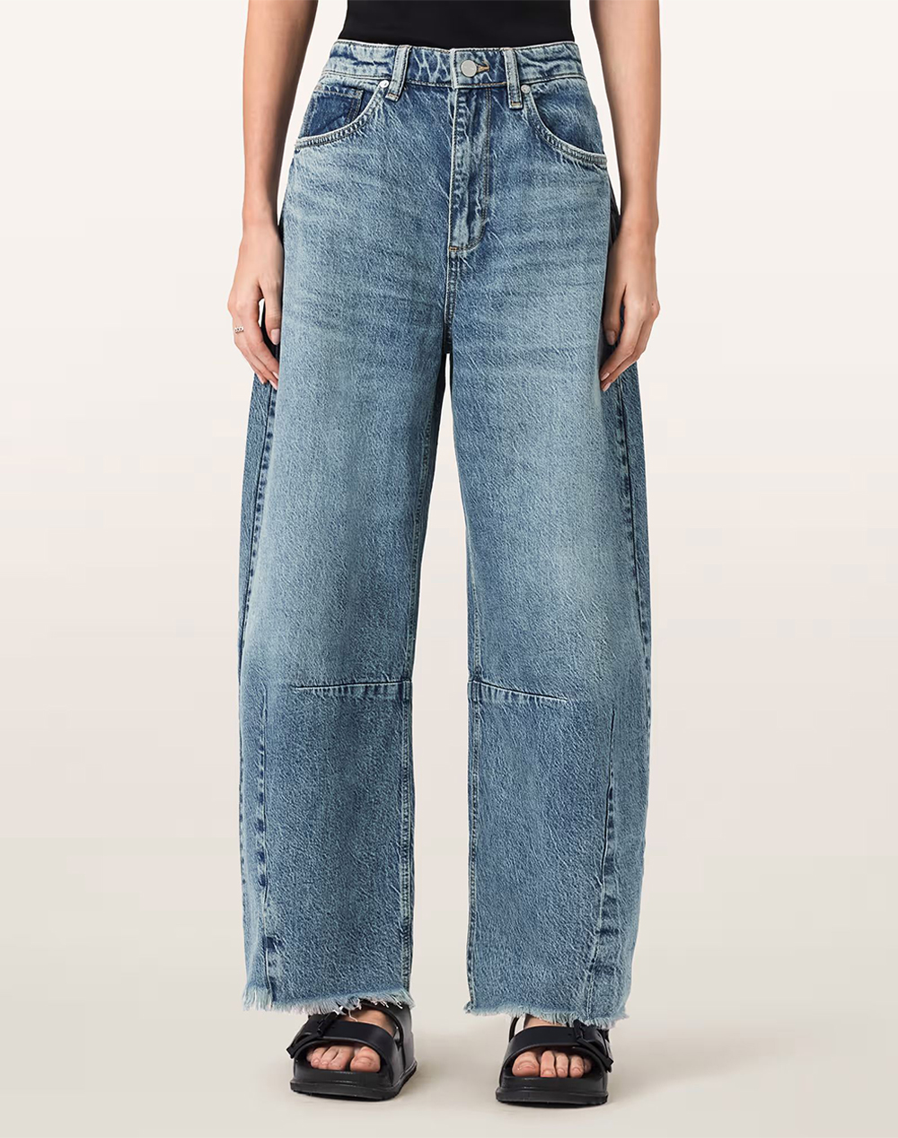 ALL SAINTS PAYTON CROP JEAN W012EE-Vintage Indigo DenimBlue