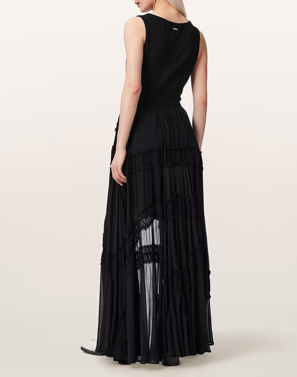 ALL SAINTS ALL SAINTS DORINA SKIRT W102RE-BLACK Black - 2